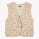 Gilet nicole - ecru bonton