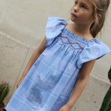 Robe natasha - chambray carreaux