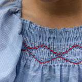 Robe natasha - chambray carreaux