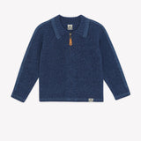 Cardi pimpon - Sailor blue