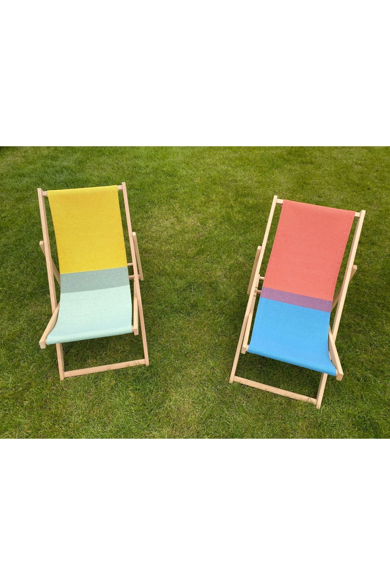 Beach Chair - Yellow/Green van Weltevree | Kids Conceptstore Le Fanfare