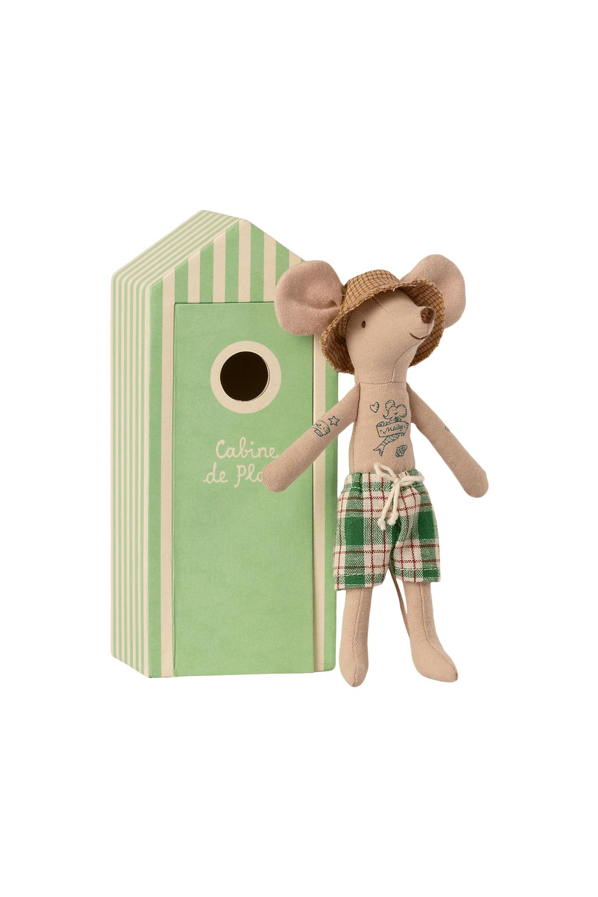 Beach Mice. Dad In Cabin De Plage van Maileg | Kids Conceptstore Le Fanfare