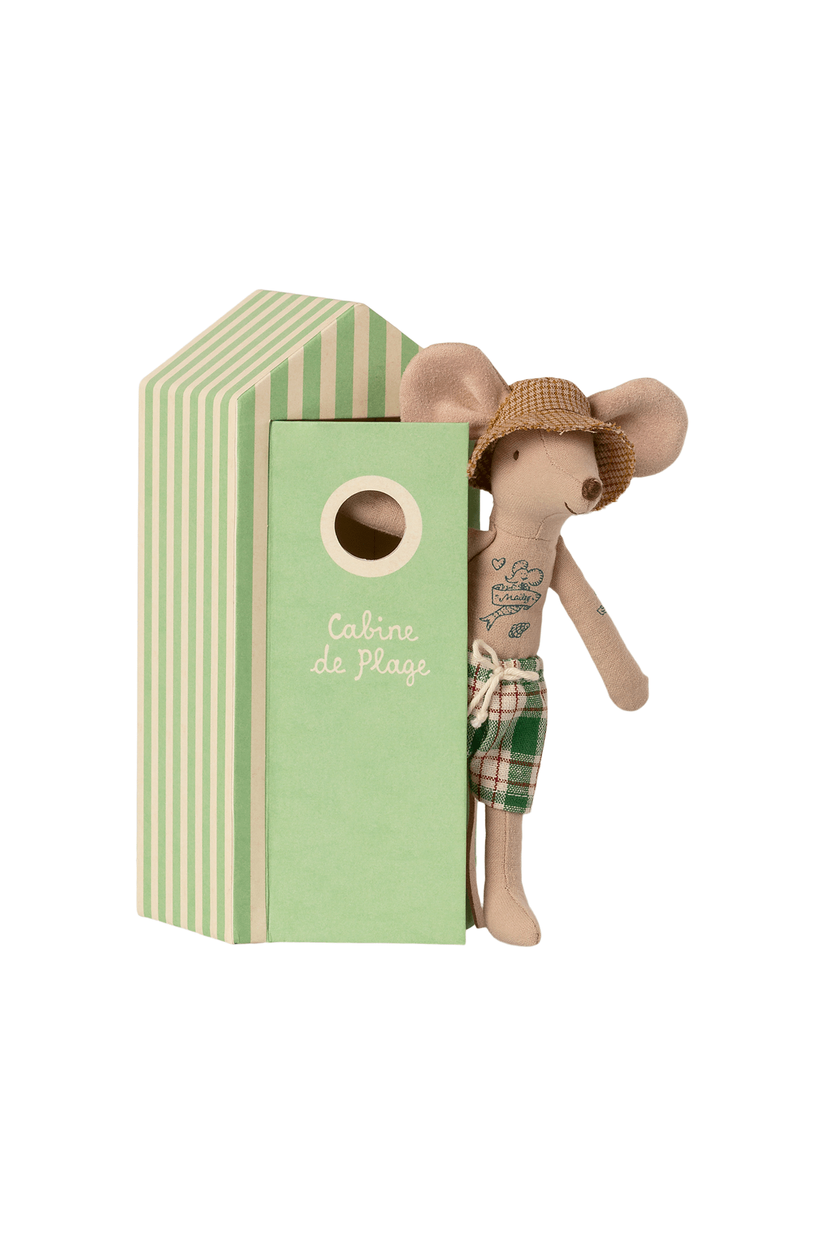 Beach Mice. Dad In Cabin De Plage van Maileg | Kids Conceptstore Le Fanfare