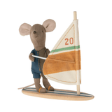 Beach Mice. Surfer Little Brother van Maileg | Kids Conceptstore Le Fanfare