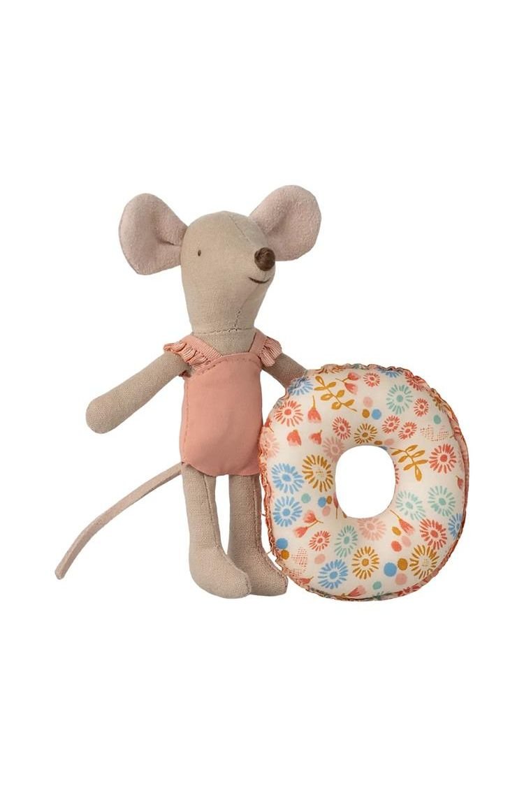 Beach mouse with float, Little sister - Flower van Maileg | Kids Conceptstore Le Fanfare