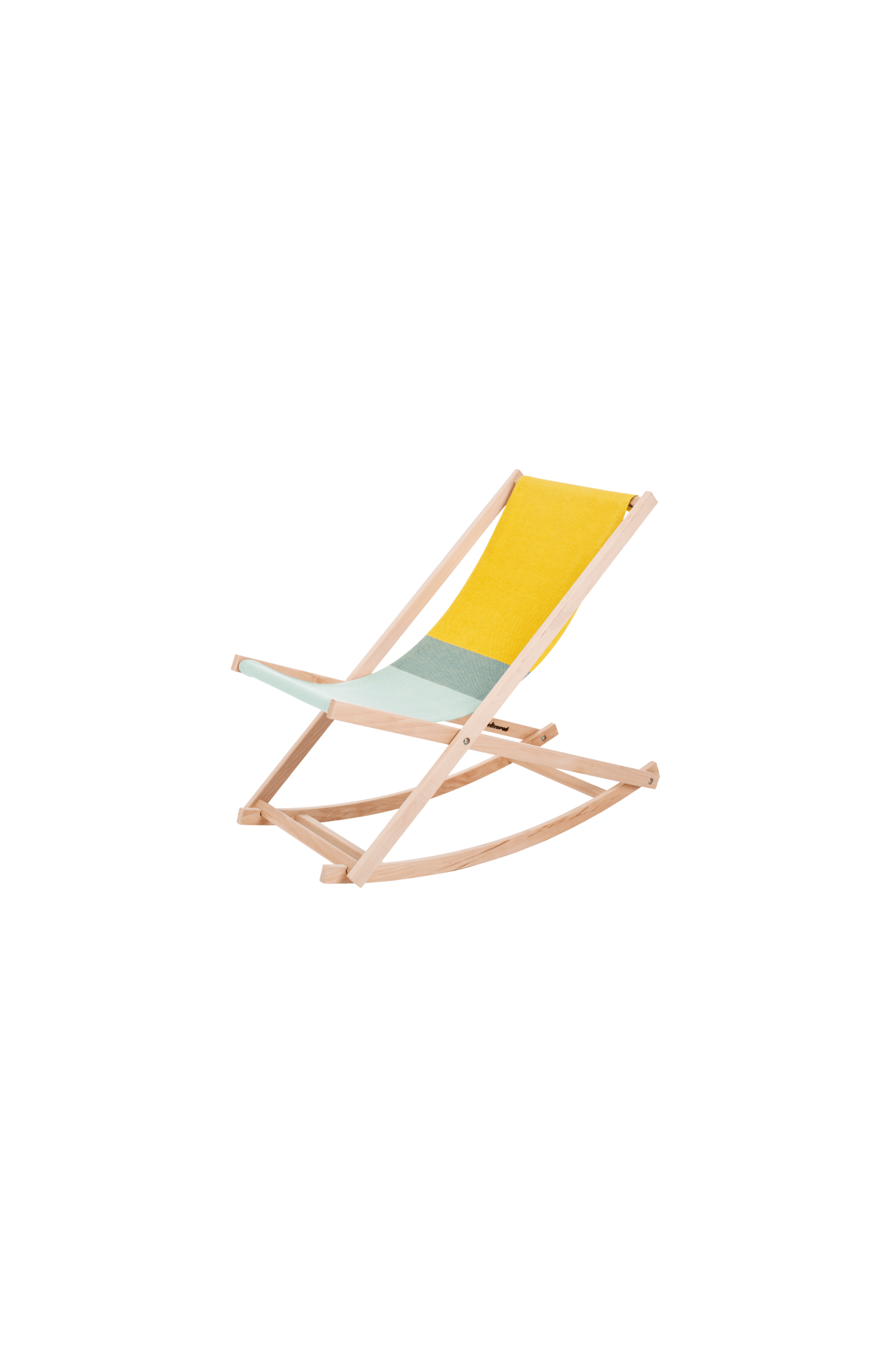Beach Rocker - Yellow/Green van Weltevree | Kids Conceptstore Le Fanfare