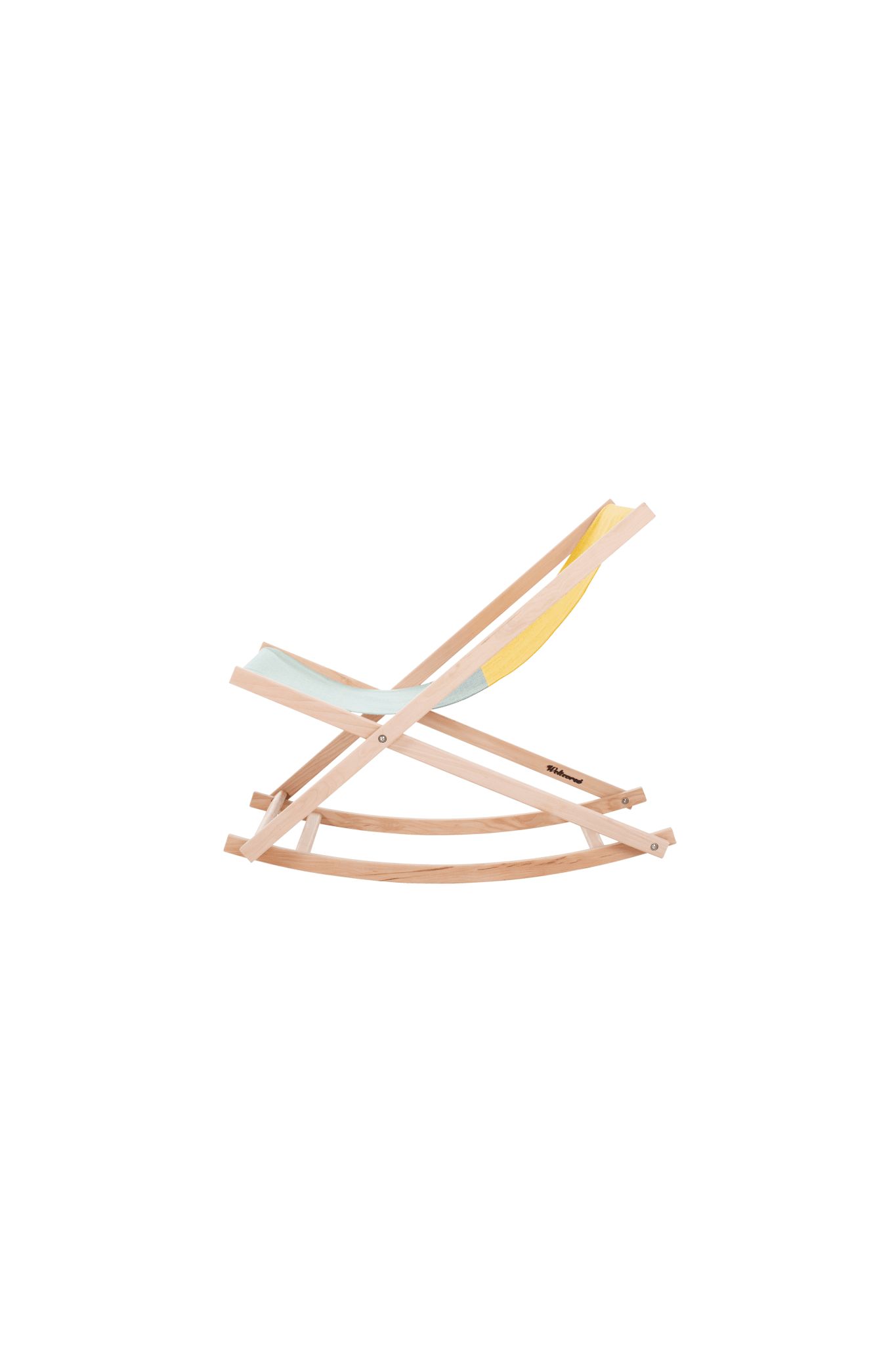 Beach Rocker - Yellow/Green van Weltevree | Kids Conceptstore Le Fanfare