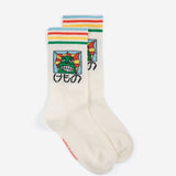 Beast long socks - Offwhite van Bobo Choses | Kids Conceptstore Le Fanfare