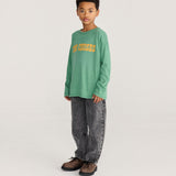 Beast Tag denim pants - Black van Bobo Choses | Kids Conceptstore Le Fanfare