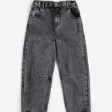 Beast Tag denim pants - Black van Bobo Choses | Kids Conceptstore Le Fanfare