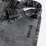 Beast Tag denim pants - Black van Bobo Choses | Kids Conceptstore Le Fanfare