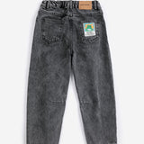 Beast Tag denim pants - Black van Bobo Choses | Kids Conceptstore Le Fanfare