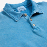 Beast Tag polo sweatshirt - Light Blue van Bobo Choses | Kids Conceptstore Le Fanfare