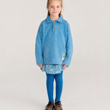 Beast Tag polo sweatshirt - Light Blue van Bobo Choses | Kids Conceptstore Le Fanfare
