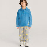 Beast Tag polo sweatshirt - Light Blue van Bobo Choses | Kids Conceptstore Le Fanfare