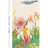 Behang Audrey Mural van Bien Fait | Kids Conceptstore Le Fanfare