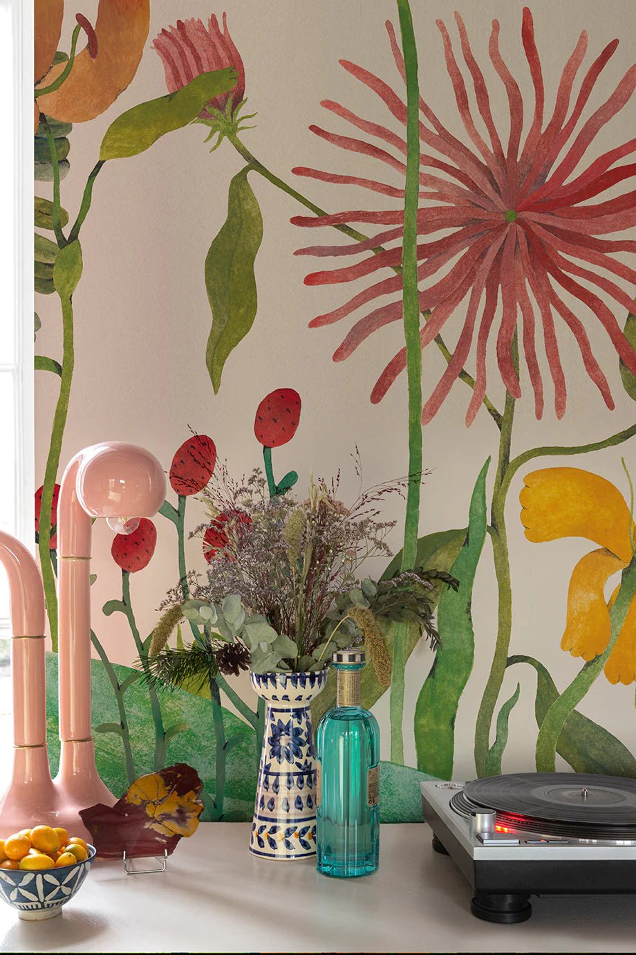 Behang Audrey Mural van Bien Fait | Kids Conceptstore Le Fanfare