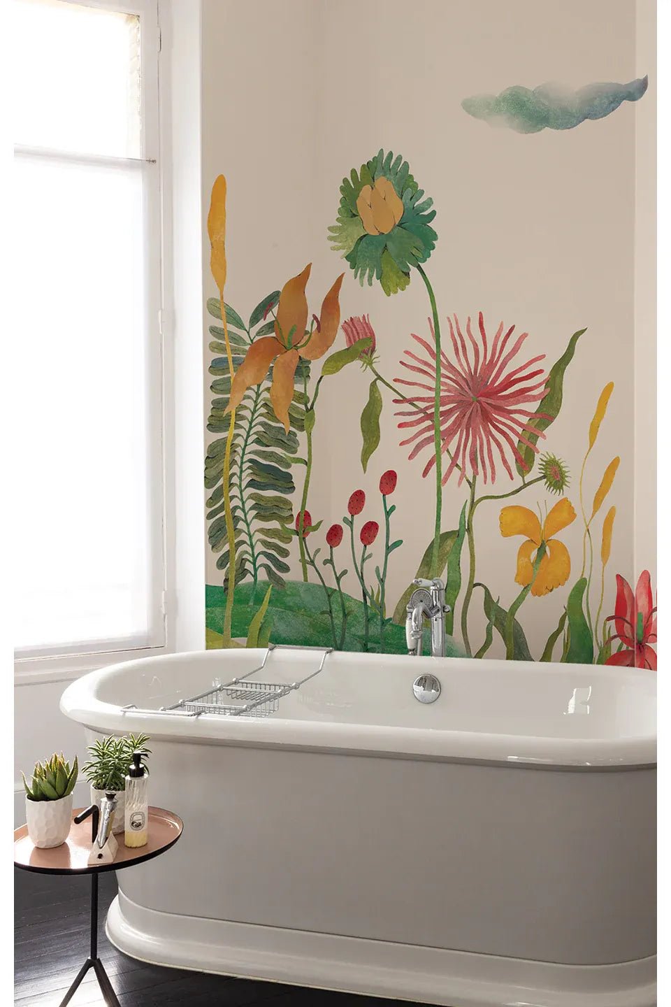 Behang Audrey Mural van Bien Fait | Kids Conceptstore Le Fanfare