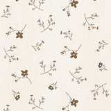 Behang Bloemenzee Groot - Bruin van Bibelotte | Kids Conceptstore Le Fanfare