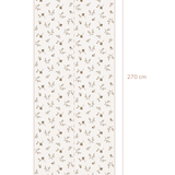 Behang Bloemenzee Groot - Bruin van Bibelotte | Kids Conceptstore Le Fanfare