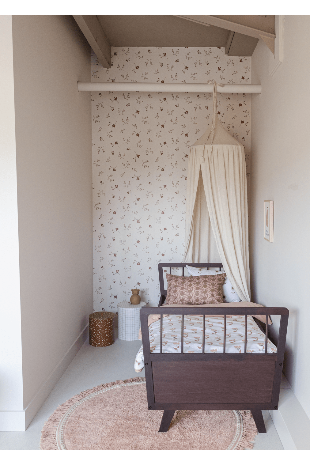 Behang Bloemenzee Groot - Terra van Bibelotte | Kids Conceptstore Le Fanfare