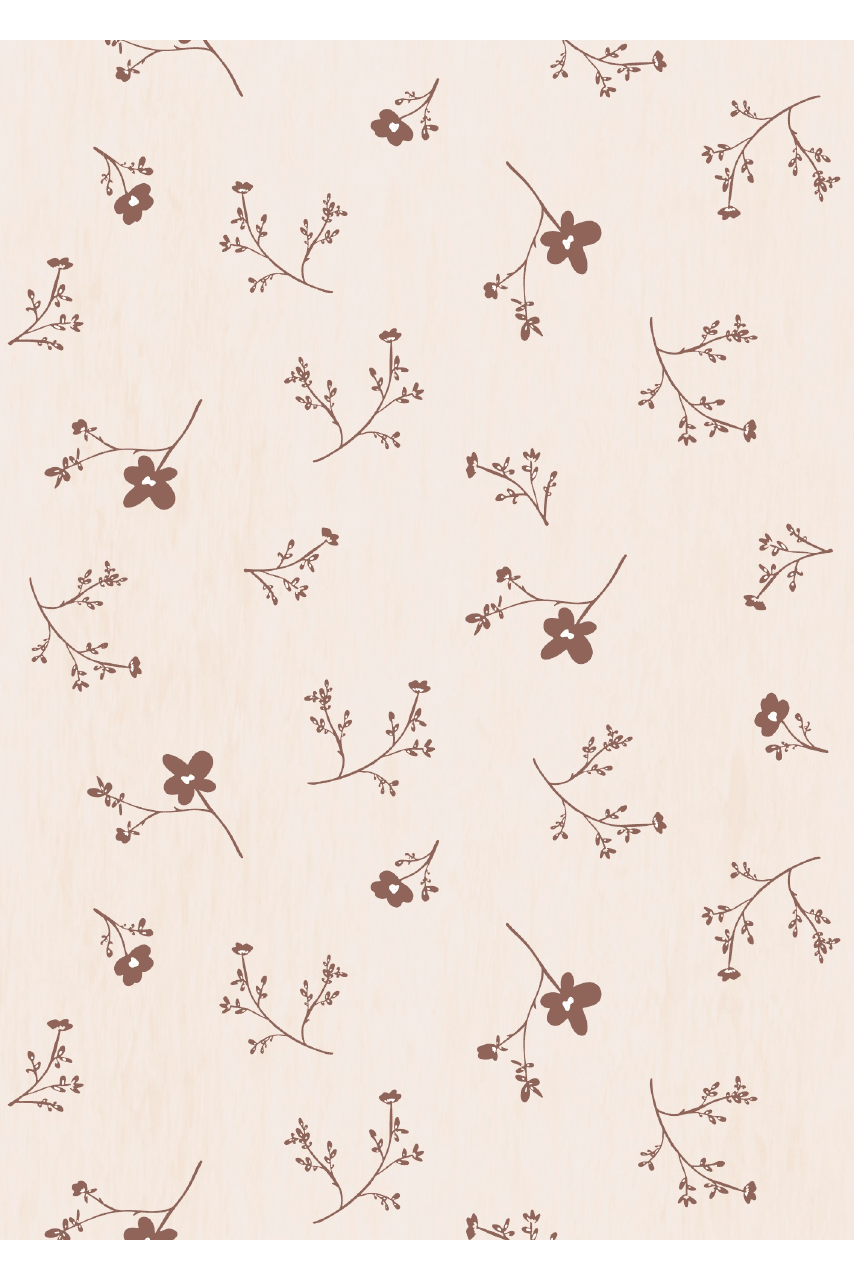 Behang Bloemenzee Groot - Terra van Bibelotte | Kids Conceptstore Le Fanfare