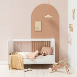 Behang Bloemenzee Mini - Nude van Bibelotte | Kids Conceptstore Le Fanfare