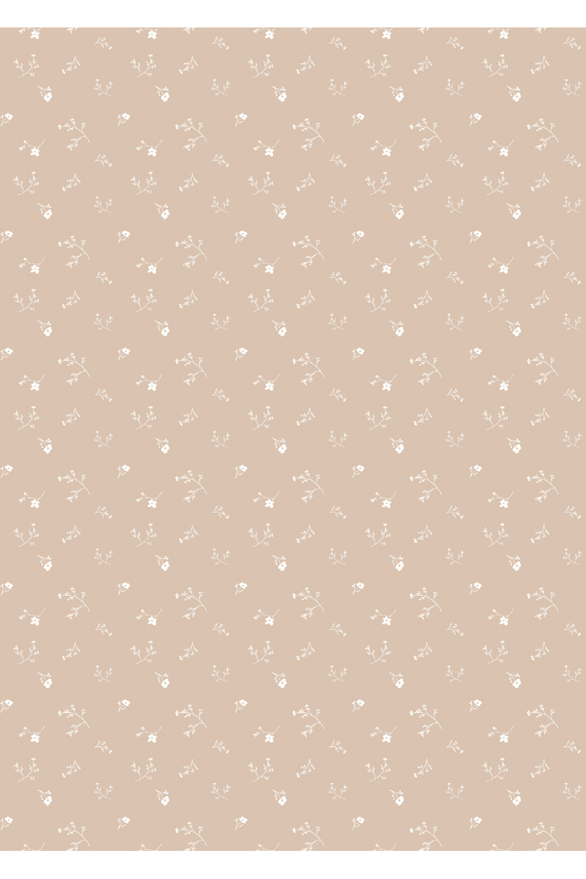 Behang Bloemenzee Mini - Nude van Bibelotte | Kids Conceptstore Le Fanfare