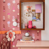Behang Bohemian - Roze van Bibelotte | Kids Conceptstore Le Fanfare