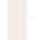 Behang Cappuccino - Roze van Bibelotte | Kids Conceptstore Le Fanfare