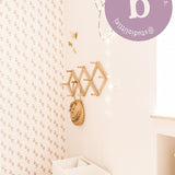 Behang Cappuccino - Roze van Bibelotte | Kids Conceptstore Le Fanfare