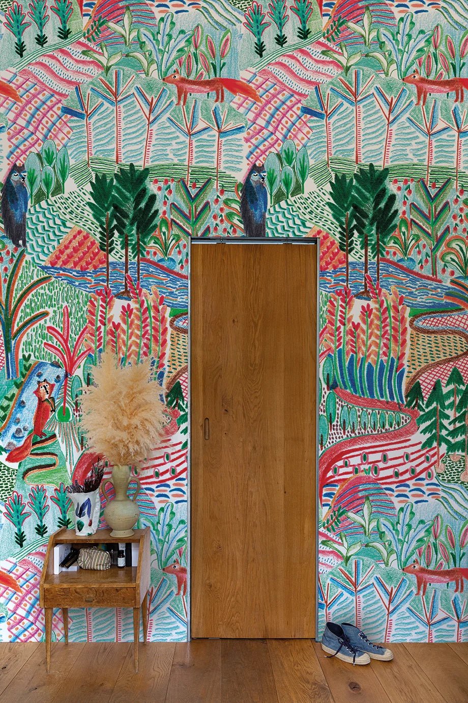 Behang Chicoutimi Mural van Bien Fait | Kids Conceptstore Le Fanfare