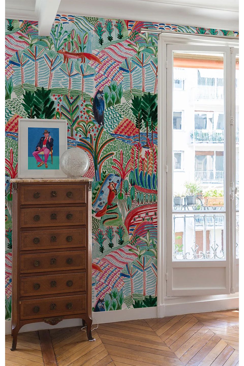 Behang Chicoutimi Mural van Bien Fait | Kids Conceptstore Le Fanfare