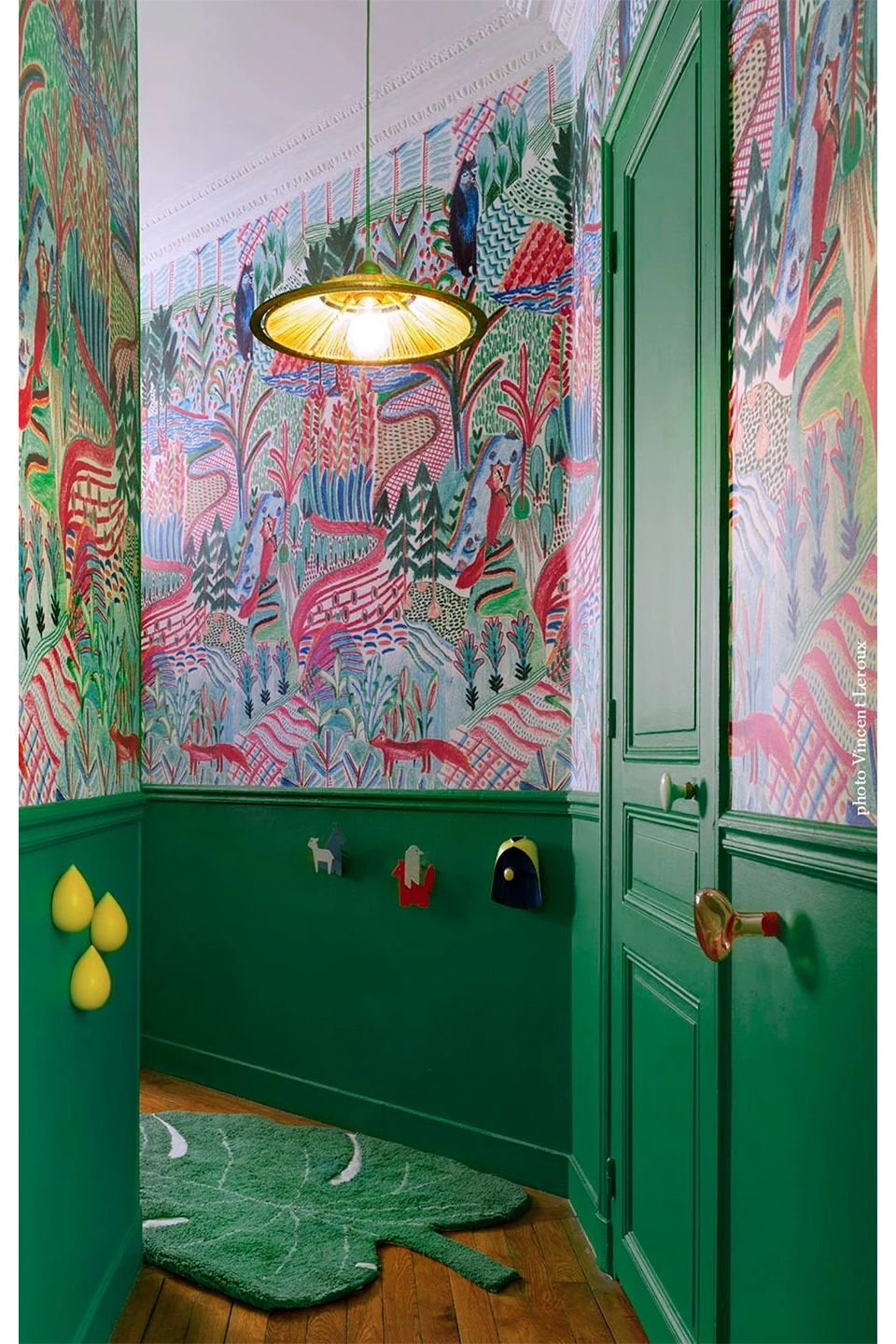 Behang Chicoutimi Mural van Bien Fait | Kids Conceptstore Le Fanfare