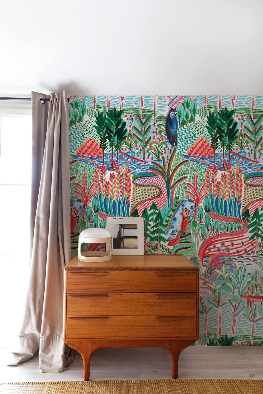 Behang Chicoutimi Mural van Bien Fait | Kids Conceptstore Le Fanfare