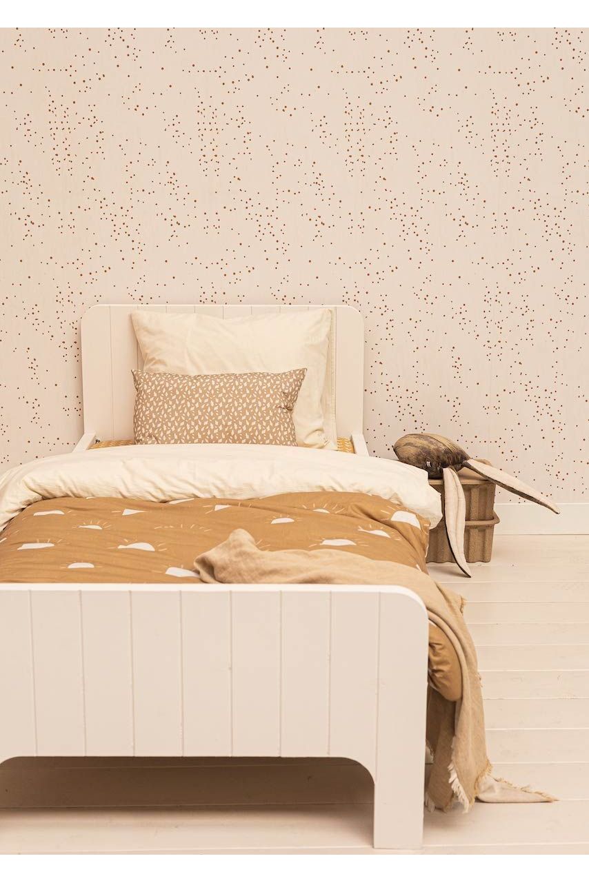 Behang Dottig - Bruin van Bibelotte | Kids Conceptstore Le Fanfare