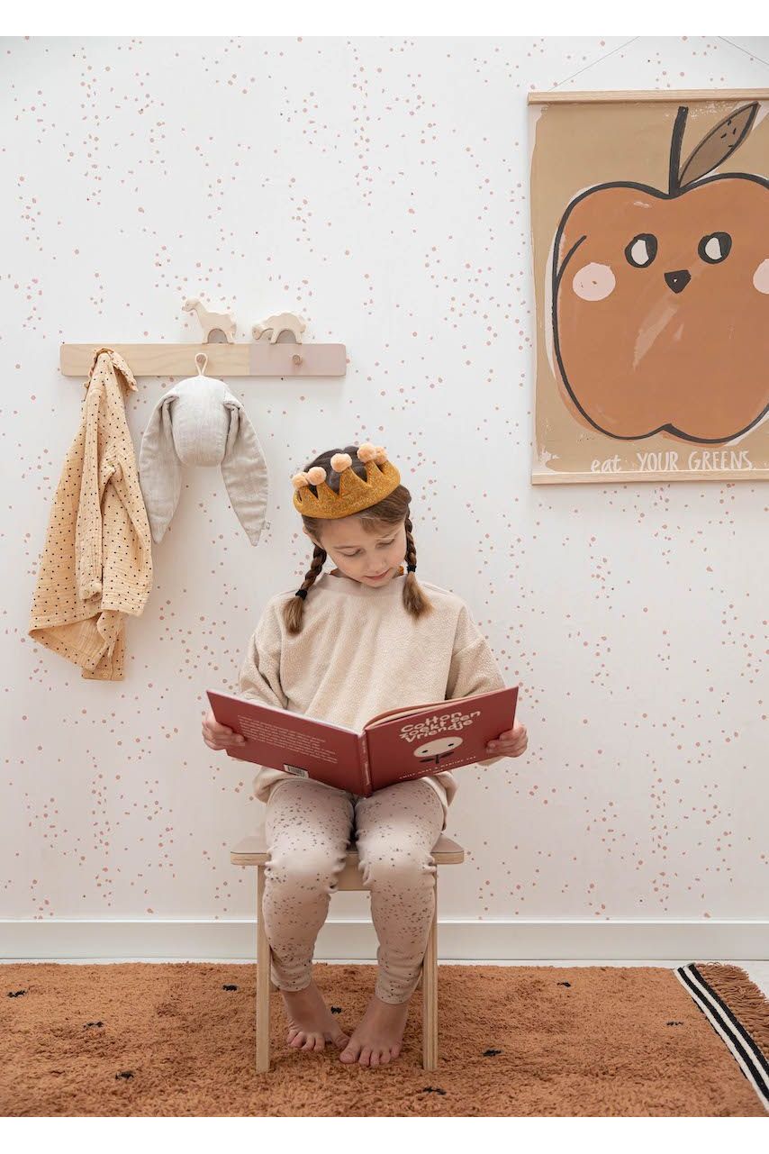 Behang Dottig - Roze van Bibelotte | Kids Conceptstore Le Fanfare