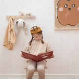 Behang Dottig - Roze van Bibelotte | Kids Conceptstore Le Fanfare