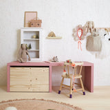 Behang Dottig - Roze van Bibelotte | Kids Conceptstore Le Fanfare