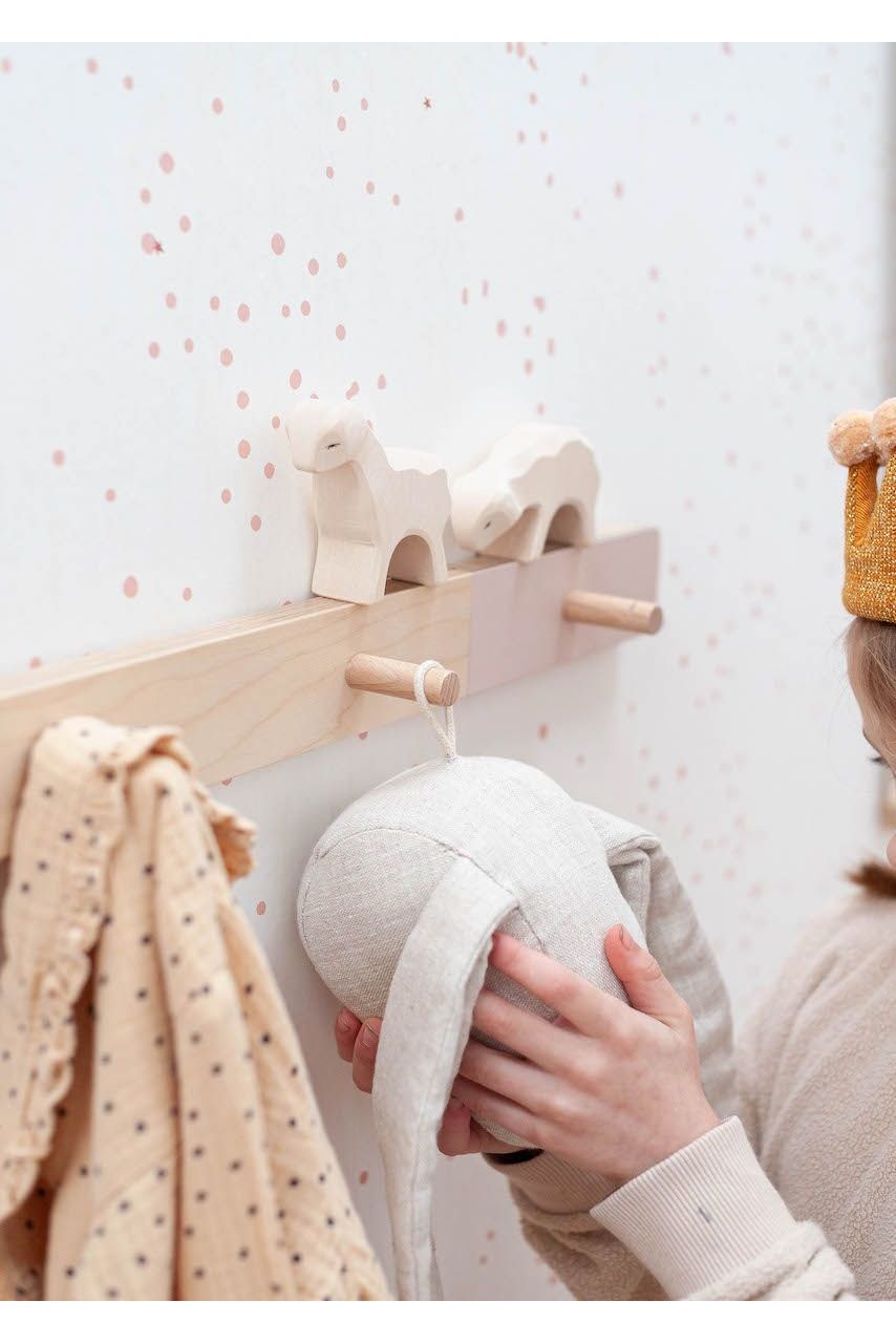 Behang Dottig - Roze van Bibelotte | Kids Conceptstore Le Fanfare