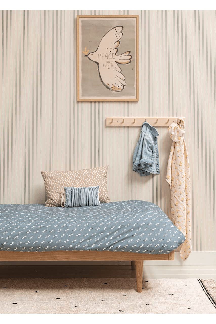 Behang Gestreept - Biscuit van Bibelotte | Kids Conceptstore Le Fanfare