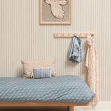 Behang Gestreept - Biscuit van Bibelotte | Kids Conceptstore Le Fanfare