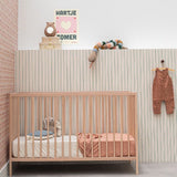 Behang Gestreept - Biscuit van Bibelotte | Kids Conceptstore Le Fanfare