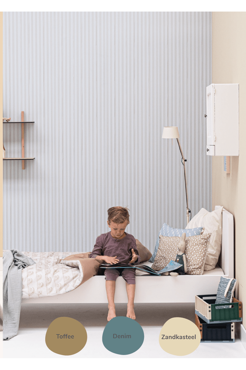 Behang Gestreept - Zee van Bibelotte | Kids Conceptstore Le Fanfare