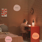 Behang Joy - Roze van Bibelotte | Kids Conceptstore Le Fanfare