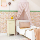 Behang Joy - Roze van Bibelotte | Kids Conceptstore Le Fanfare