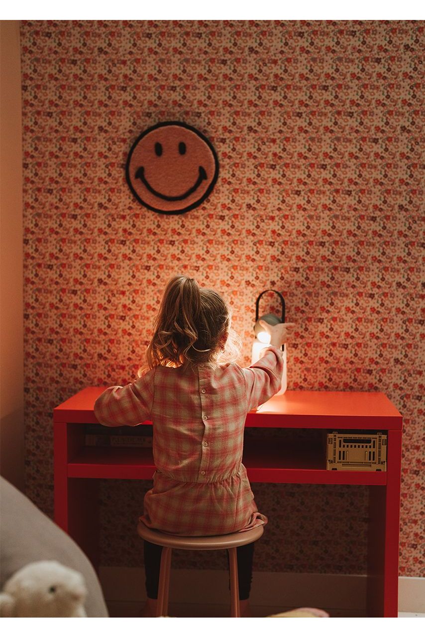 Behang Joy - Roze van Bibelotte | Kids Conceptstore Le Fanfare