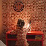 Behang Joy - Roze van Bibelotte | Kids Conceptstore Le Fanfare
