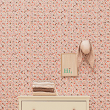 Behang Joy - Roze van Bibelotte | Kids Conceptstore Le Fanfare