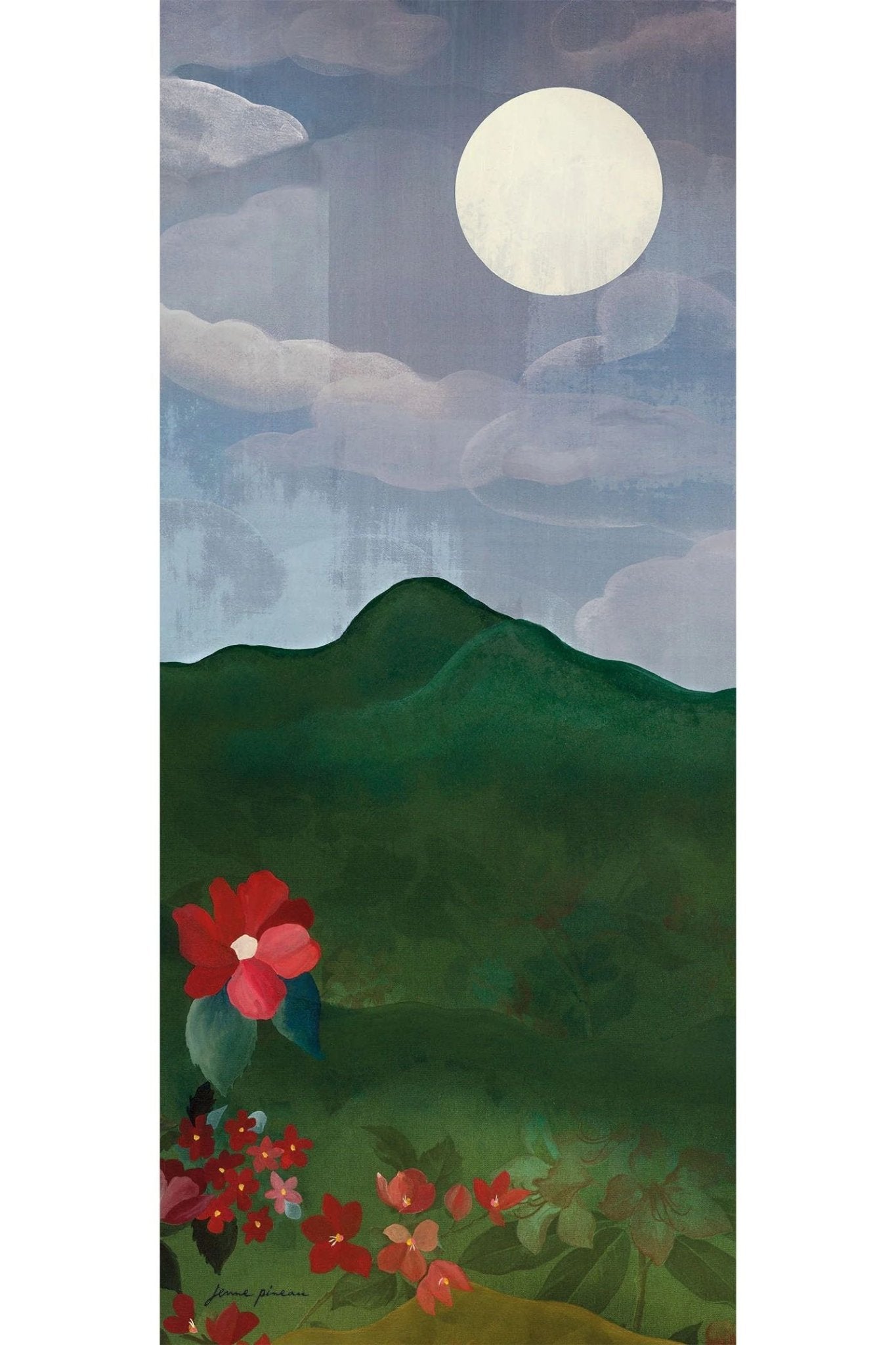 Behang Luna Mural van Bien Fait | Kids Conceptstore Le Fanfare